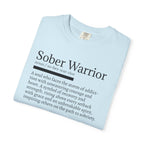 Sober Warrior – Strength in Sobriety Graphic T-Shirt