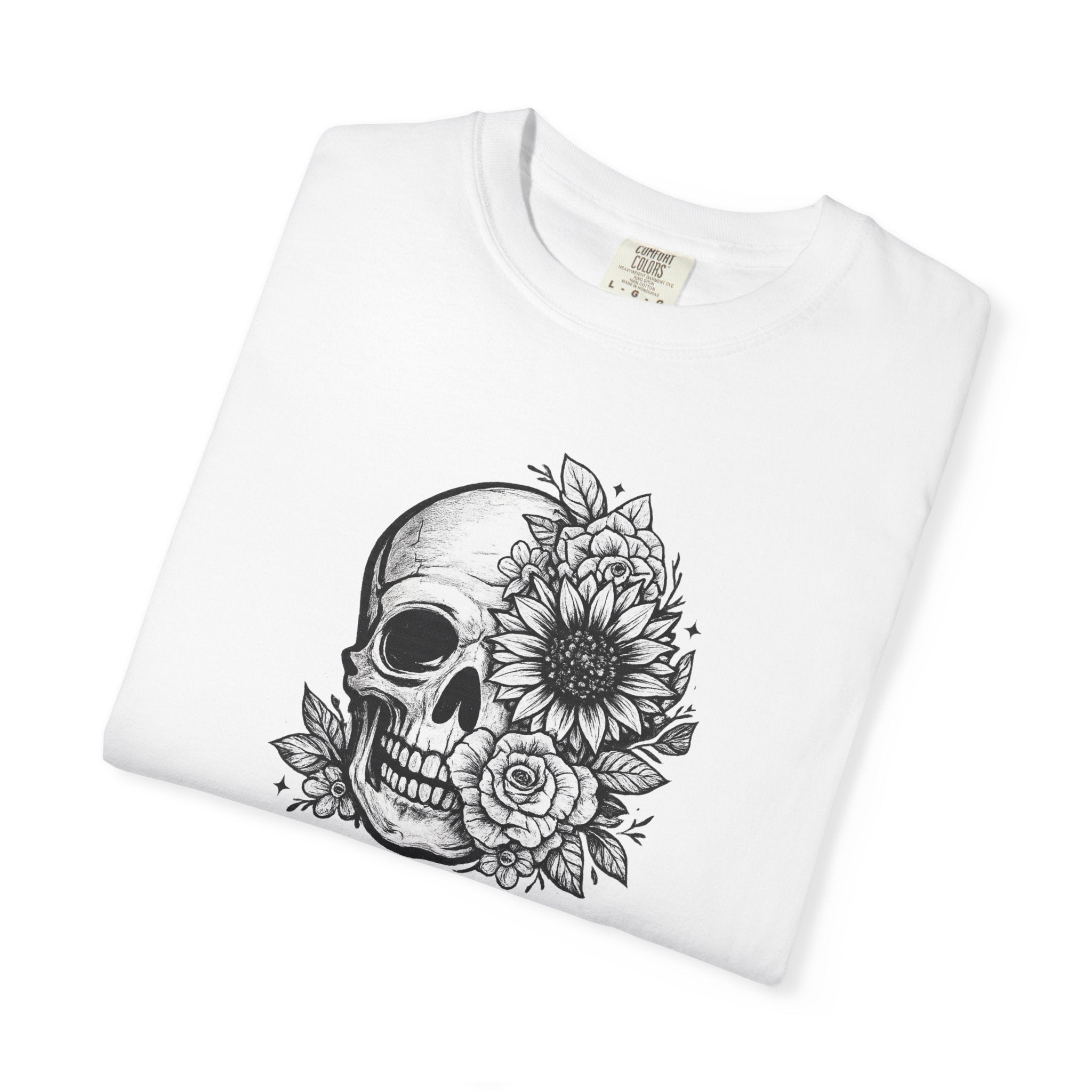Recovery Skull & Flowers T-Shirt