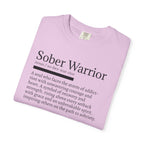 Sober Warrior – Strength in Sobriety Graphic T-Shirt