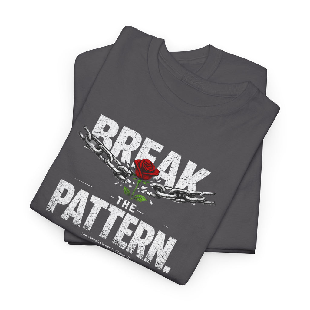 Break the Pattern T-Shirt — Bold Rose Graphic Tee