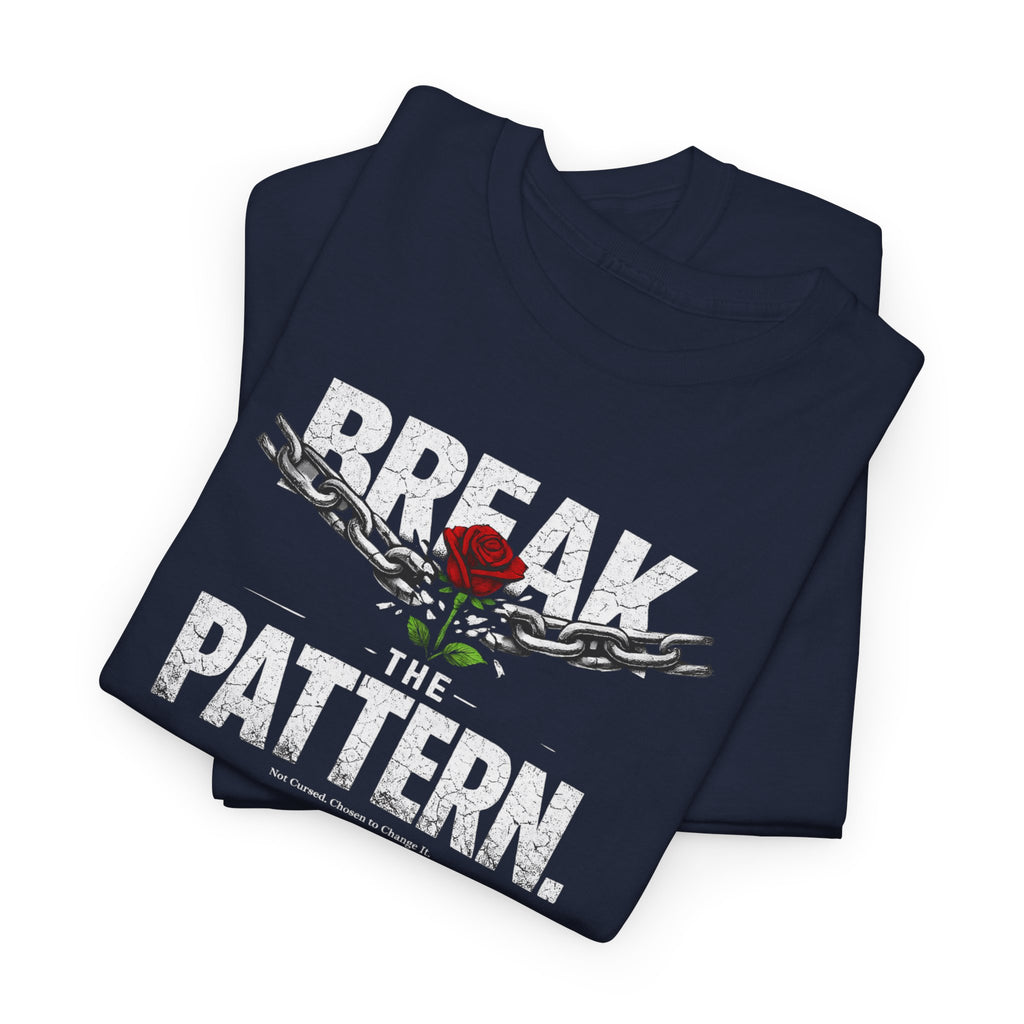 Break the Pattern T-Shirt — Bold Rose Graphic Tee