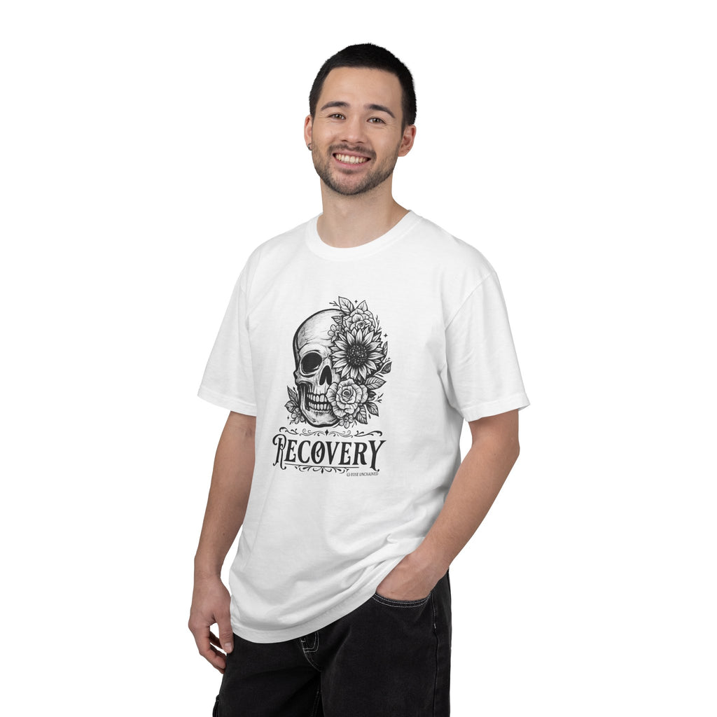 Recovery Skull & Flowers T-Shirt