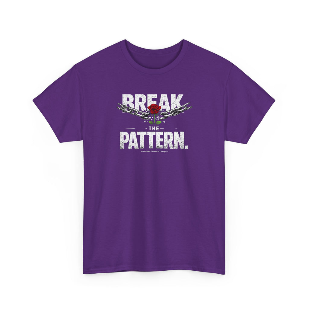 Break the Pattern T-Shirt — Bold Rose Graphic Tee