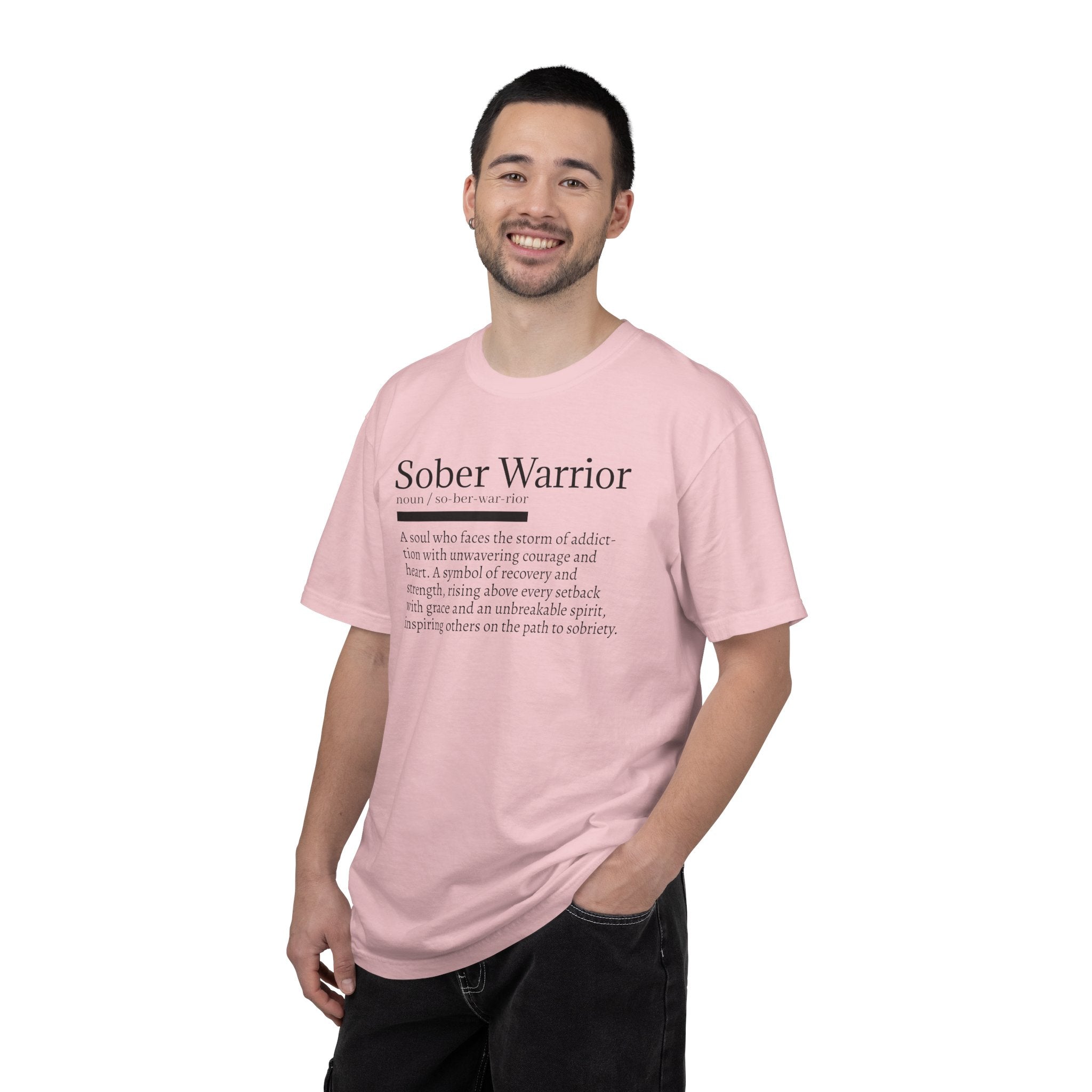 Sober Warrior – Strength in Sobriety Graphic T-Shirt