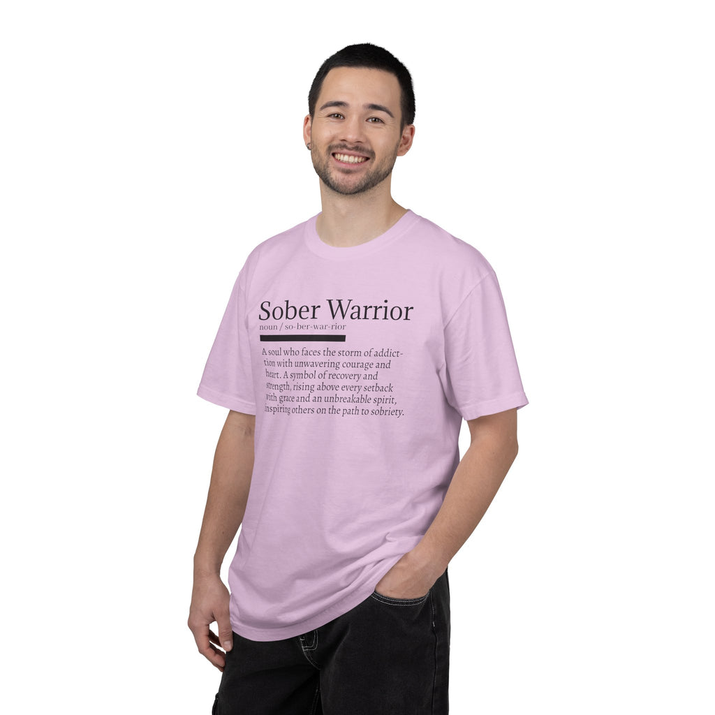 Sober Warrior – Strength in Sobriety Graphic T-Shirt