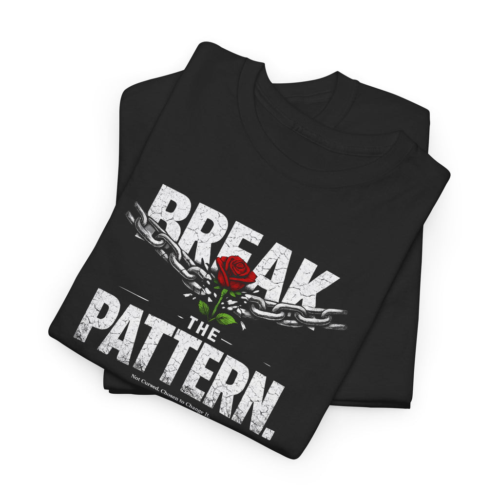 Break the Pattern T-Shirt — Bold Rose Graphic Tee