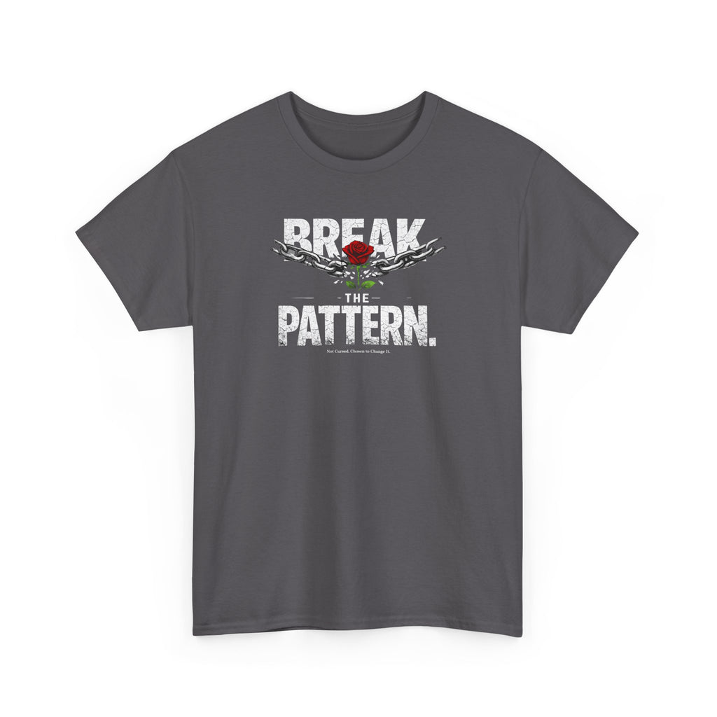 Break the Pattern T-Shirt — Bold Rose Graphic Tee
