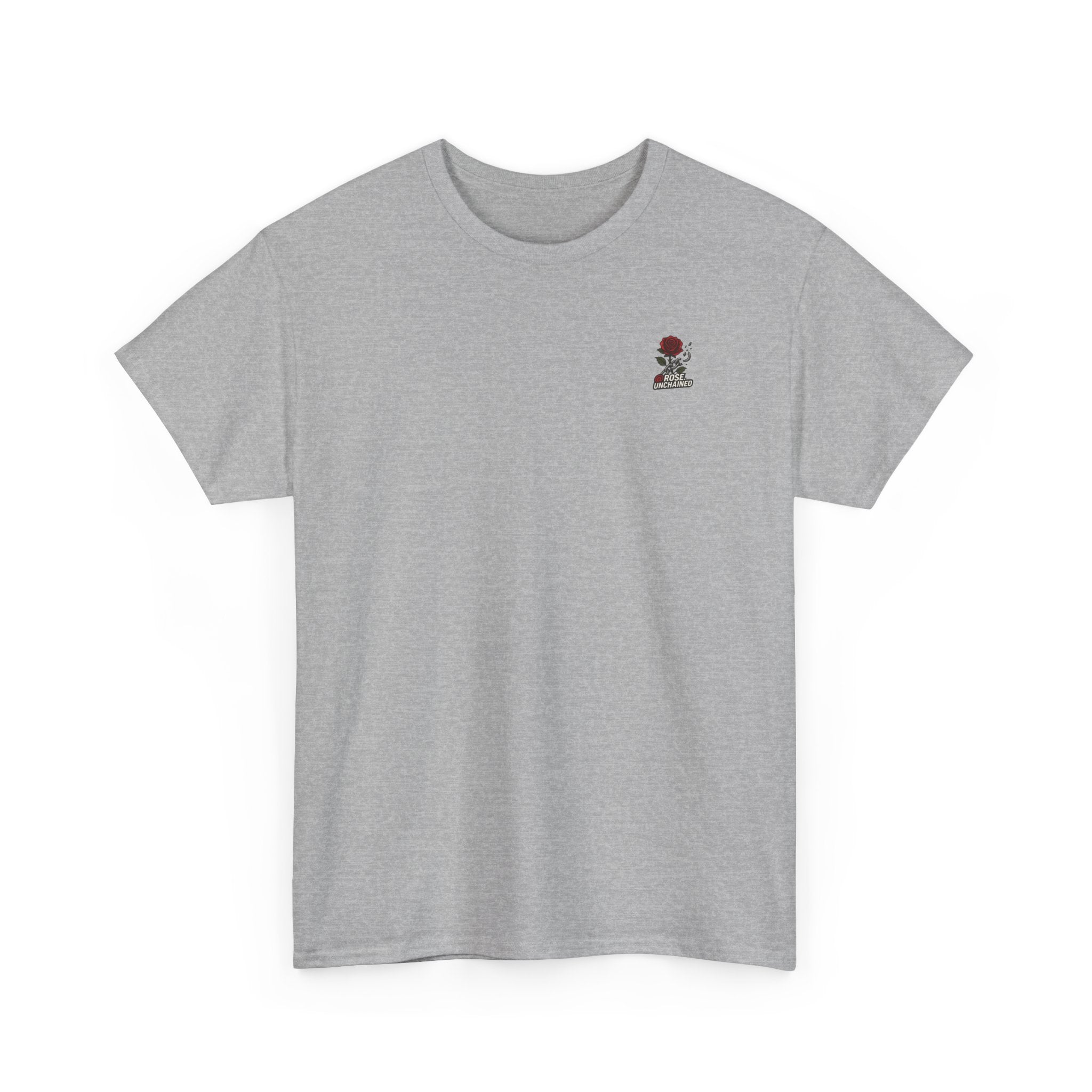 T-Shirt — Inspirational Rose Design “Hey You, Behind Me” Encouragement Tee