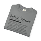 Sober Warrior – Strength in Sobriety Graphic T-Shirt