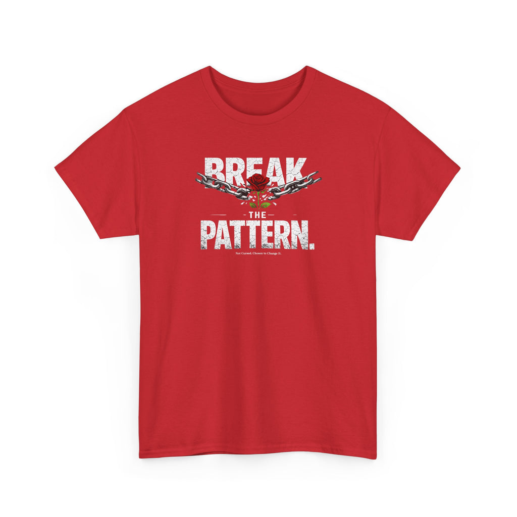 Break the Pattern T-Shirt — Bold Rose Graphic Tee