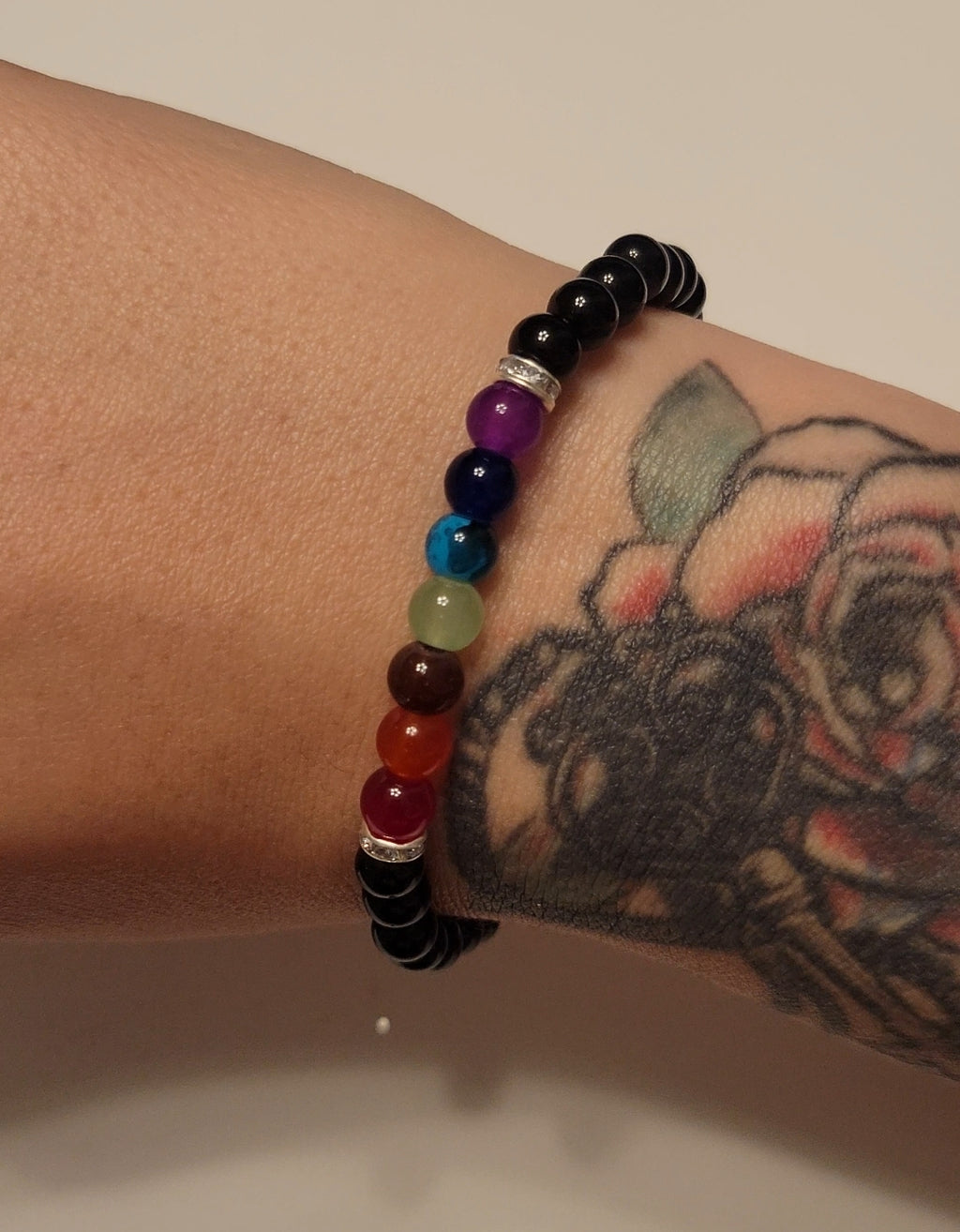 Chakra Alignment Beaded Bracelet | Grounded Strength & Spiritual Balance