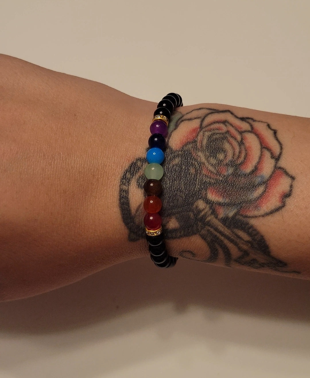 Seven Flow Guardian Bracelet – Grounded Protection & Chakra Balance