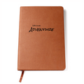 Life Is an Adventure – Graphic Leather Journal for Dreamers & Storytellers