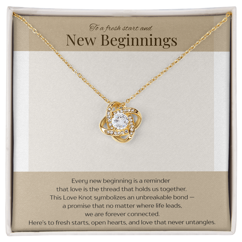 The New Beginnings Love Knot Necklace