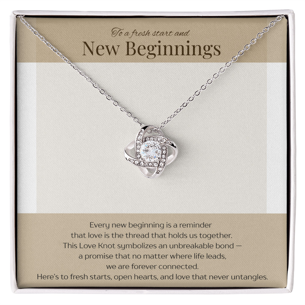 The New Beginnings Love Knot Necklace