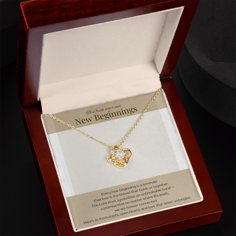 The New Beginnings Love Knot Necklace