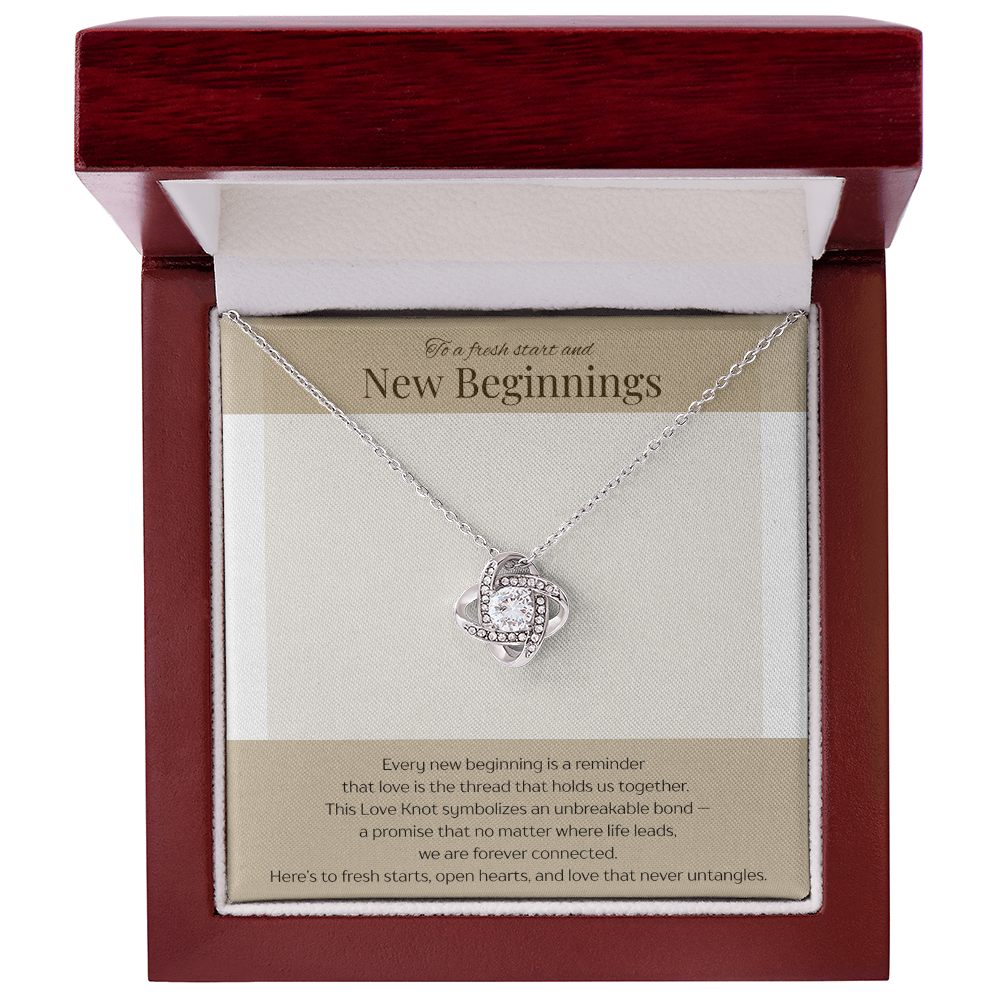 The New Beginnings Love Knot Necklace